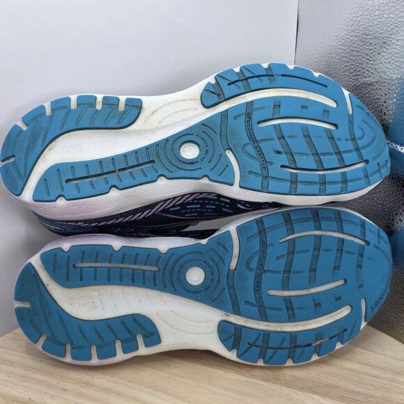 Brooks Glycerin GTS 20 Shoes Womens Size 9 Navy Blue Purple Running 1203701B499 - Picture 9 of 11